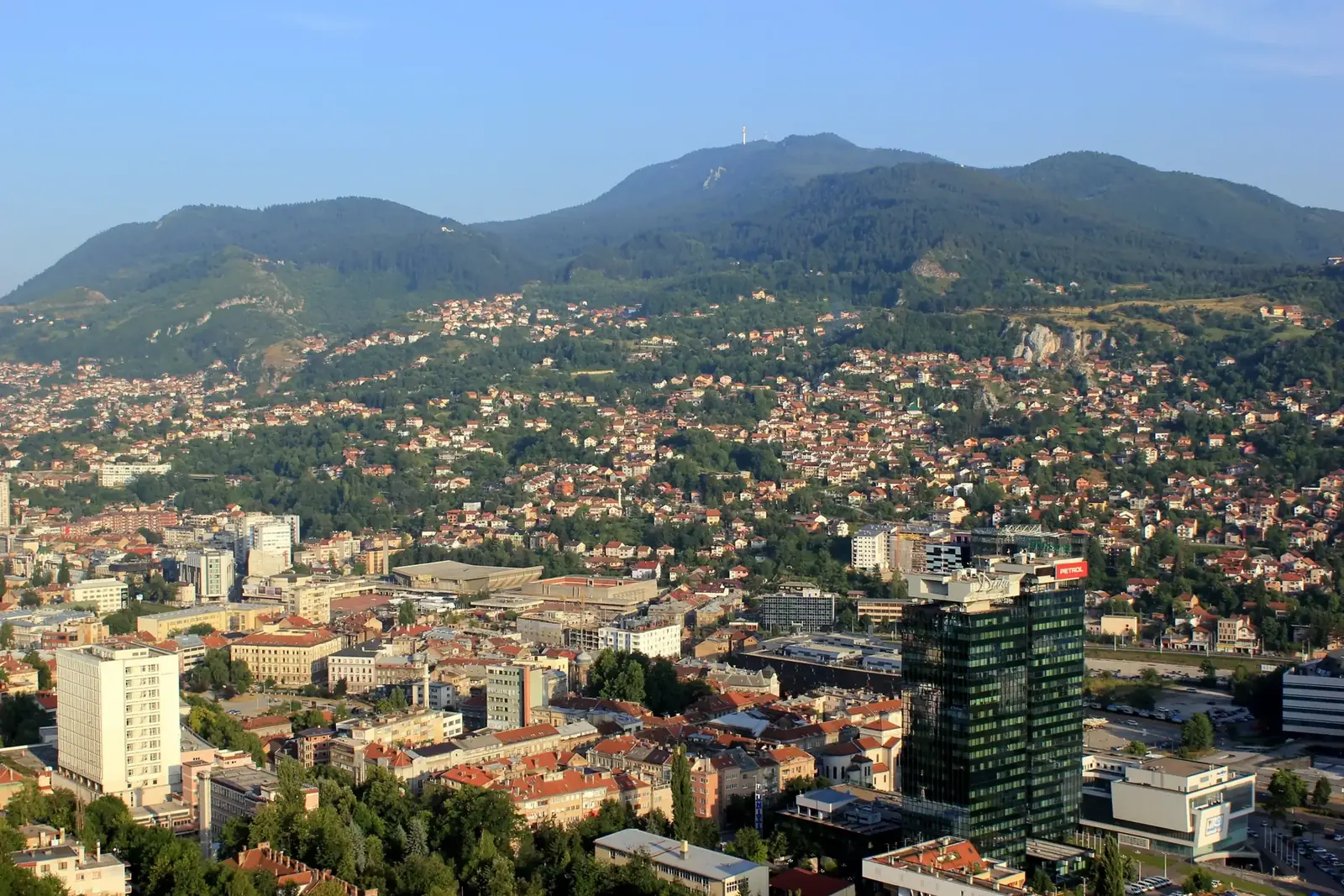 Trebević Dağı'ndan Saraybosna
