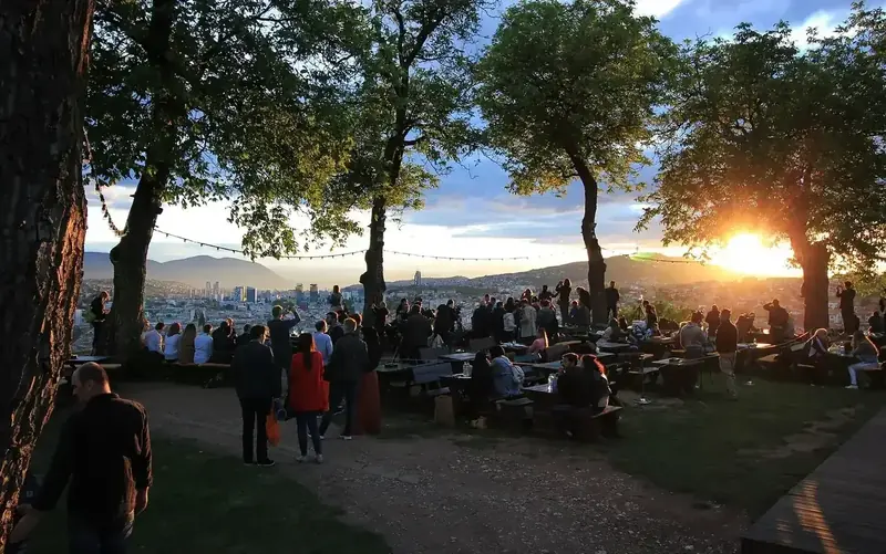 Sarı Tabya'dan Saraybosna'da gün batımı